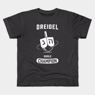 Dreidel World Champion Kids T-Shirt